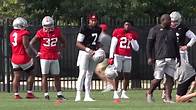 Video thumbnail for Ohio State football: scenes from first day of fall training camp