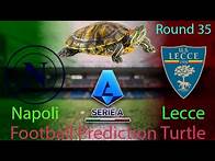 Video thumbnail for Napoli vs Lecce ⚽ Serie A 2024/2025 🐢World Football Prediction Turtle