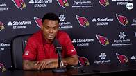 Video thumbnail for Arizona Cardinals introduce 2025 NFL Draft picks Will Johnson and Cody Simon