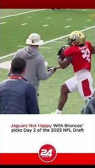 Video thumbnail for Jaguars Not Happy With Broncos' picks Day 2 of the 2025 NFL Draft