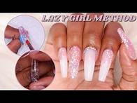 Video thumbnail for Polygel Nail Tutorial | The Lazy Girl Method | Nail Tutorial Rosalind Polygel