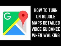 Video thumbnail for How to Turn On Google Maps Detailed Voice Guidance When Walking