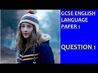 Video thumbnail for GCSE English Language Paper 1 Question 1