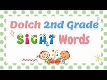 Video thumbnail for Second Grade Sight Words / Dolch Sight Words 2nd Grade | Teacher Joan