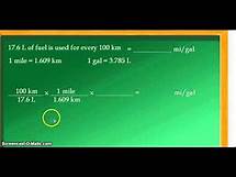 Video thumbnail for How to Convert MPG to Liters per 100km
