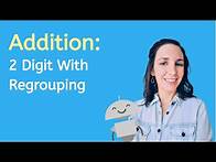 Video thumbnail for How to Add 2-Digit Numbers with Regrouping - Math for Kids!