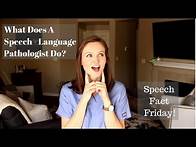 Video thumbnail for What does a Speech Language Pathologist do? | Speech Fact Friday