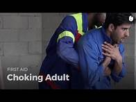 Video thumbnail for Learn first aid gestures: Choking Adult