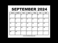 Video thumbnail for Printable September 2024 Calendar