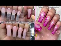 Video thumbnail for 3D CHROME POLYGEL NAILS✨ 3D CHROME NAIL ART & ABSTRACT NAIL DESIGN | Nail Tutorial