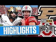 Video thumbnail for Purdue Boilermakers vs. No. 2 Ohio State Buckeyes Highlights | FOX College Football