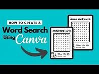 Video thumbnail for Create A Word Search Puzzle In Canva