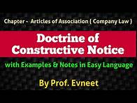 Video thumbnail for Doctrine of Constructive Notice | Doctrine of constructive notice in hindi