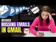 Video thumbnail for How to Recover Lost Emails or Missing Emails in Gmail 2023