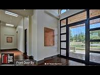 Video thumbnail for Glass & Metal Pivoting Front Door | MODERN STEEL DOORS