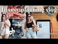 Video thumbnail for DISNEY WORLD PLANNING VLOG! ✨🏰 Disney outfit ideas & planning our trip in my digital planner