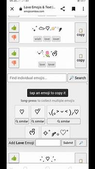 Video thumbnail for Cute Emoji Love Aesthetic: Symbols and Text Compilation