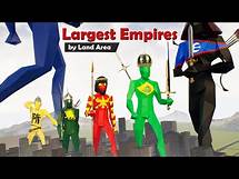 Video thumbnail for Largest Empire scaled by Maximum Land area | Largest Empires That Ruled the Earth