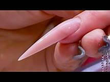 Video thumbnail for Perfectly Sculptured Acrylic Stiletto Nails - Naio Nails Tutorial