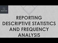 Video thumbnail for Reporting Descriptive and Frequency Analysis in APA Style