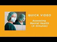 Video thumbnail for Assessing Mental Health