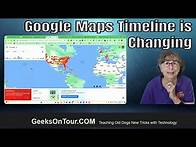 Video thumbnail for New Google Maps Timeline Changes - What To Do?