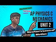 Video thumbnail for AP Physics C: Mechanics Unit 2 Rapid Review | Newton's Laws of Motion | FREE Book Included | Ritvik