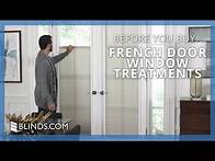 Video thumbnail for French Door Blinds & Shades | Everything You Need To Know Before Buying