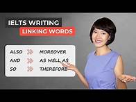 Video thumbnail for BAND 9 IELTS Writing Task 2 LINKING WORDS