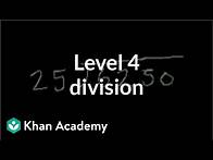 Video thumbnail for Level 4 division | Multiplication and division | Arithmetic | Khan Academy