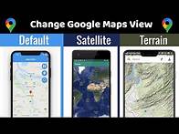 Video thumbnail for How to change your map view to Satellite or Terrain in Google Maps?