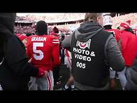 Video thumbnail for Ohio State and Michigan players brawl after game