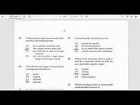 Video thumbnail for CSEC OFFICE ADMINISTRATION 2019 PAST PAPER 1, FOR 2023 #csecoa