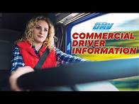 Video thumbnail for CA DMV – Commercial Driver Information