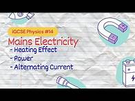 Video thumbnail for Mains Electricity | iGCSE Physics #14
