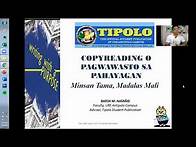Video thumbnail for THE HOW TO'S OF COPY READING