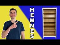 Video thumbnail for Easy to Follow IKEA Hemnes Bookcase Tutorial | Applies to ALL COLORS