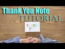 Video thumbnail for How to Write a Thank You Note Tutorial! | The Intern Queen