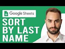 Video thumbnail for How to Sort by Last Name in Google Sheets (A Complete Guide)