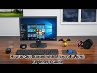 Video thumbnail for How to Get Started with Microsoft Word: Beginner’s Guide