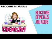 Video thumbnail for KS3 Reactions of Metals and acids Chemistry LESSON with WORKSHEET