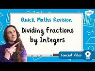 Video thumbnail for How Do You Divide Fractions by Integers? | KS2 Maths Concept for Kids #educationalvideosforkids