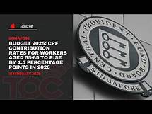 Video thumbnail for Budget 2025: CPF contribution rates for workers aged 55-65 to rise by 1.5 percentage points in 2026