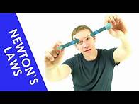 Video thumbnail for Newton's Laws Explained - A Level Physics