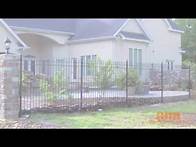 Video thumbnail for Residential Wrought Iron Fence by www.fence-depot.com