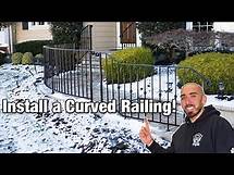 Video thumbnail for Installing a Custom CURVED Wrought Iron Railing (Product Showcasing and Full Tutorial!)
