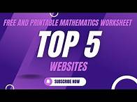 Video thumbnail for Best 5 Websites For Free Printable Math Worksheets