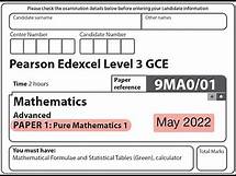 Video thumbnail for Edexcel A Level Maths - June 2022 - Pure Paper 1