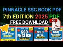 Video thumbnail for PINNACLE 7TH EDITION BOOK PDF|PINNACLE 7TH EDITION PDF DOWNLOAD|PINNACLE MATHS REASONING GK ENGLISH