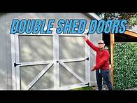 Video thumbnail for How to Build and Install Double Shed Doors on a Budget